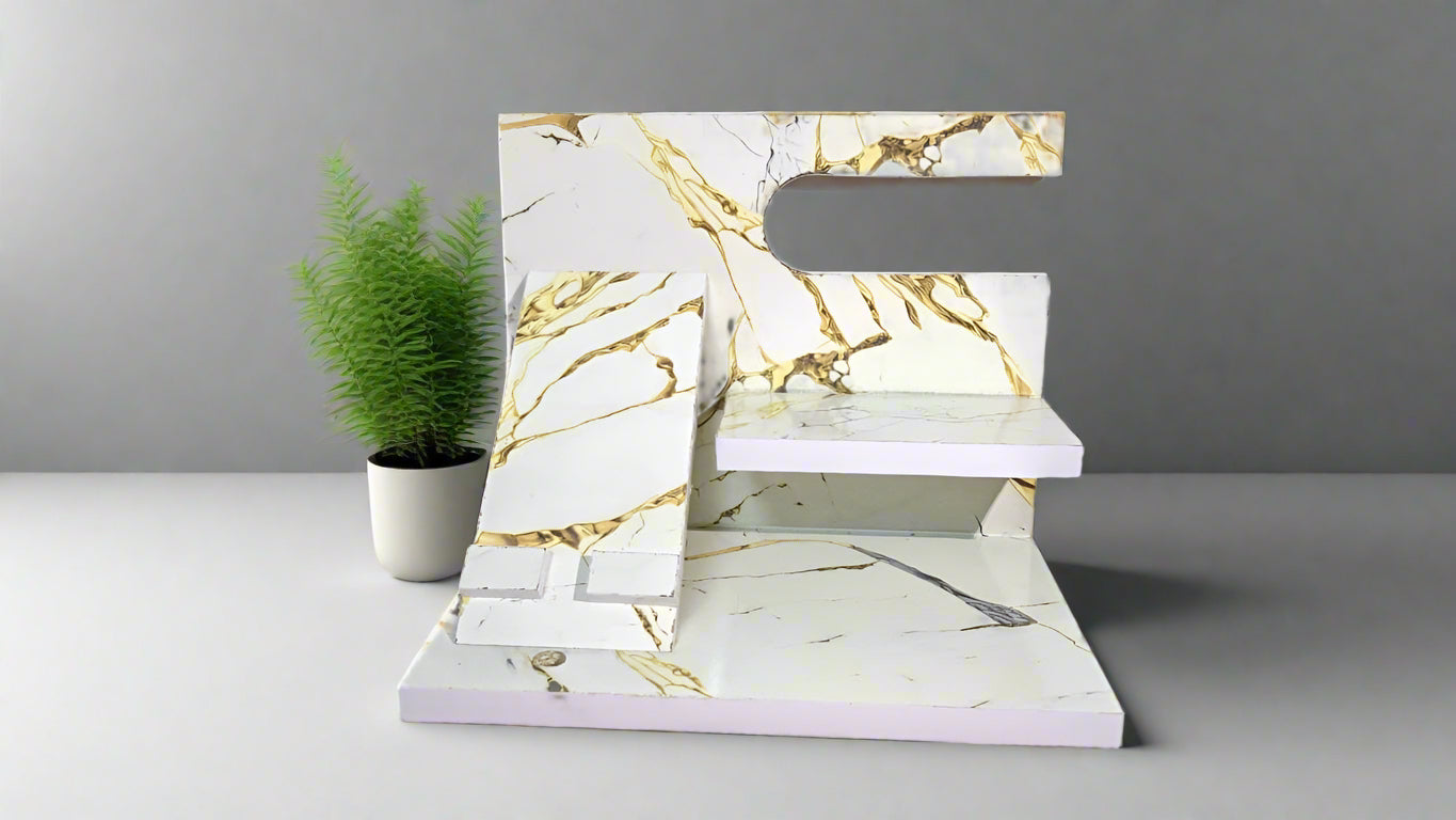 Premium Wooden Organizer Stand – Your Daily Essentials, Stylishly Sorted! 💼⌚